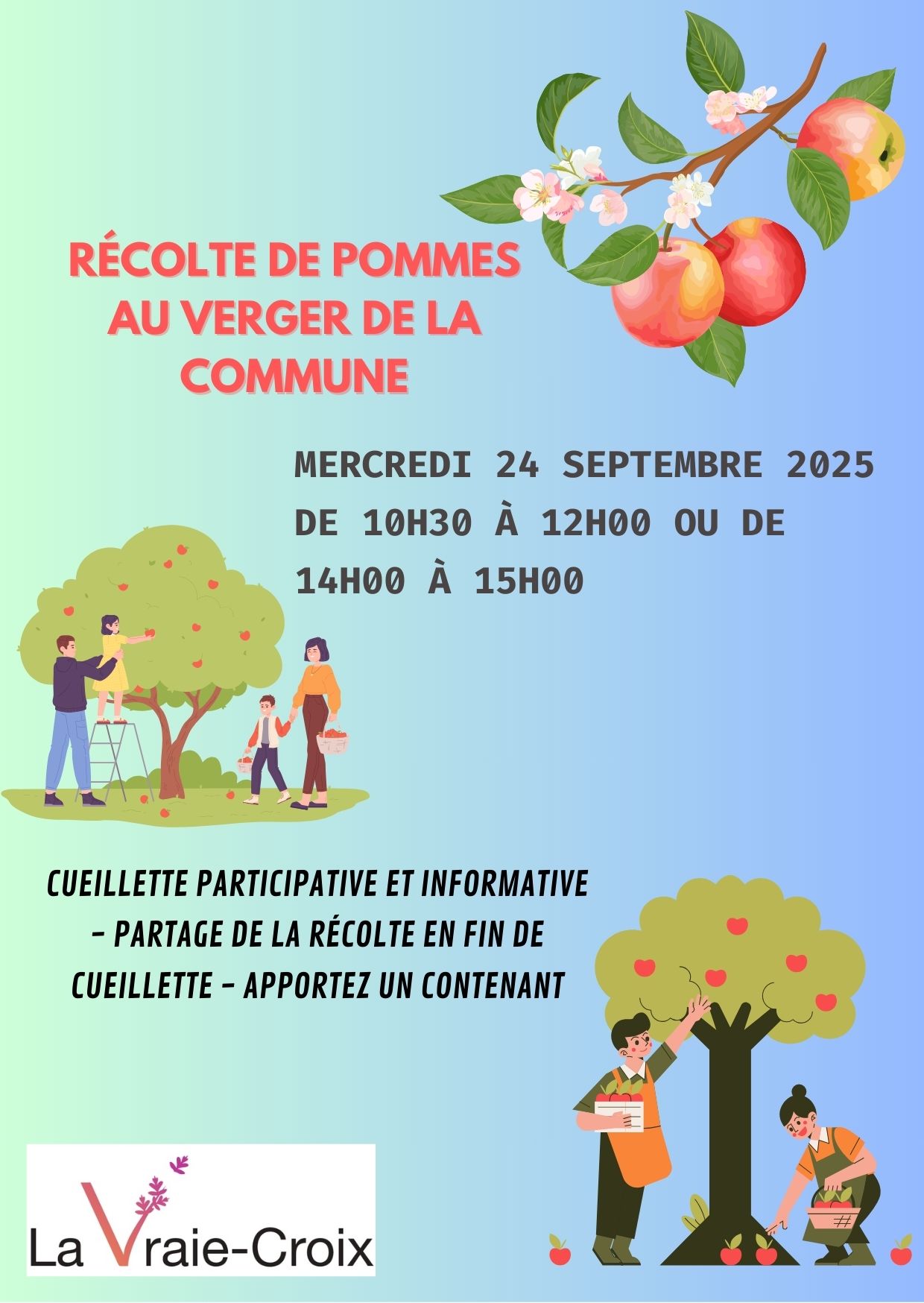 ceuillette pommes verger1